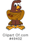 Falcon Character Clipart #49402 by Mascot Junction