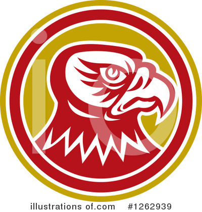 Royalty-Free (RF) Falcon Clipart Illustration by patrimonio - Stock Sample #1262939