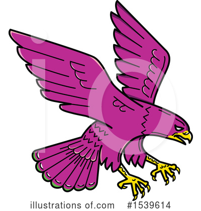 Royalty-Free (RF) Falcon Clipart Illustration by patrimonio - Stock Sample #1539614