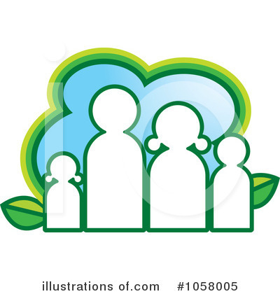 Royalty-Free (RF) Family Clipart Illustration by Lal Perera - Stock Sample #1058005