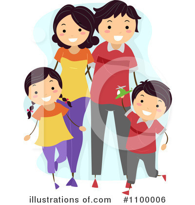 Royalty-Free (RF) Family Clipart Illustration by BNP Design Studio - Stock Sample #1100006