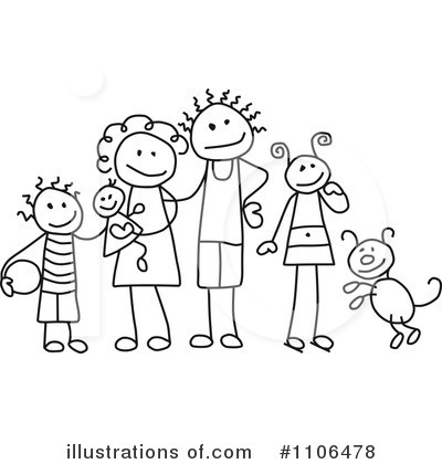 Family Clipart #1106478 by C Charley-Franzwa