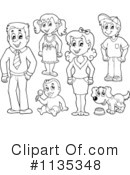 Family Clipart #1135348 by visekart