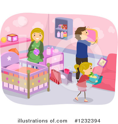 Its A Girl Clipart #1232394 by BNP Design Studio