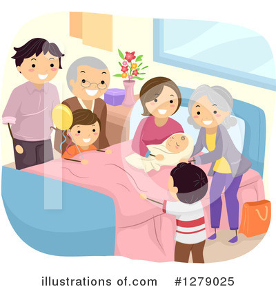 Royalty-Free (RF) Family Clipart Illustration by BNP Design Studio - Stock Sample #1279025