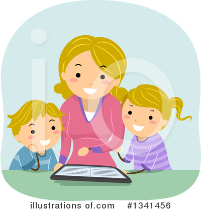 Royalty-Free (RF) Family Clipart Illustration by BNP Design Studio - Stock Sample #1341456