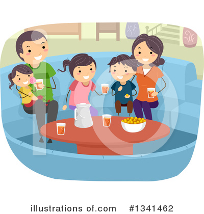 Royalty-Free (RF) Family Clipart Illustration by BNP Design Studio - Stock Sample #1341462
