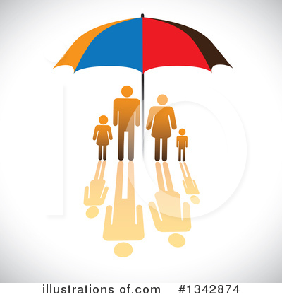 Royalty-Free (RF) Family Clipart Illustration by ColorMagic - Stock Sample #1342874