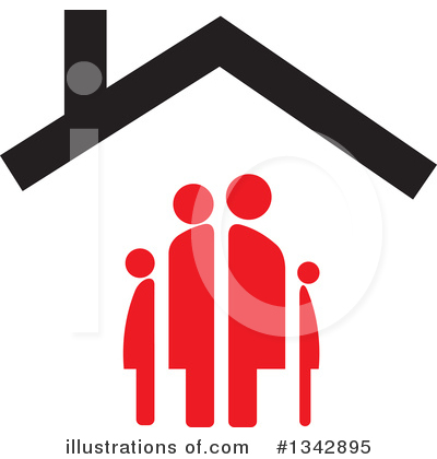 Royalty-Free (RF) Family Clipart Illustration by ColorMagic - Stock Sample #1342895