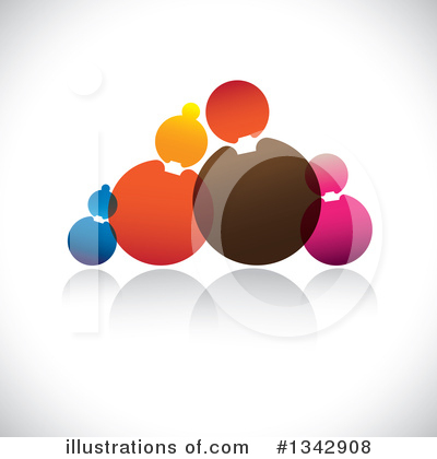 Royalty-Free (RF) Family Clipart Illustration by ColorMagic - Stock Sample #1342908