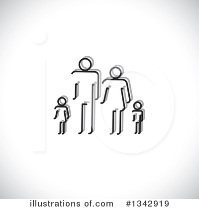Royalty-Free (RF) Family Clipart Illustration by ColorMagic - Stock Sample #1342919