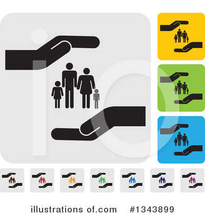 Royalty-Free (RF) Family Clipart Illustration by ColorMagic - Stock Sample #1343899
