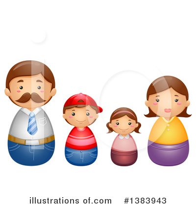 Royalty-Free (RF) Family Clipart Illustration by BNP Design Studio - Stock Sample #1383943