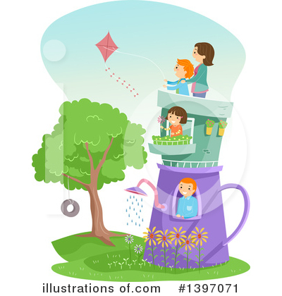 Kite Clipart #1397071 by BNP Design Studio