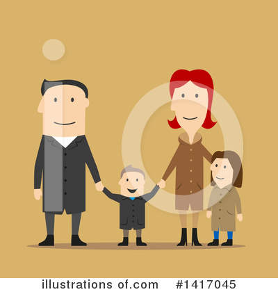Family Clipart #1417045 by Vector Tradition SM