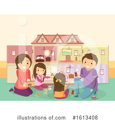 Royalty-Free (RF) Family Clipart Illustration by BNP Design Studio - Stock Sample #1613408