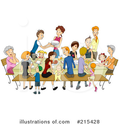 Royalty-Free (RF) Family Clipart Illustration by BNP Design Studio - Stock Sample #215428