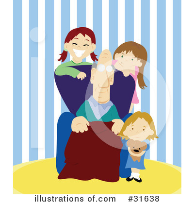 Royalty-Free (RF) Family Clipart Illustration by PlatyPlus Art - Stock Sample #31638