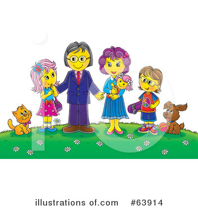 Family Clipart #63914 by Alex Bannykh