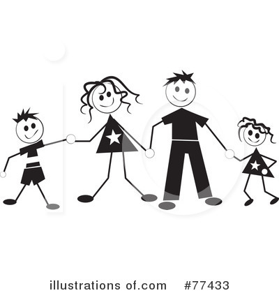 Royalty-Free (RF) Family Clipart Illustration by Prawny - Stock Sample #77433