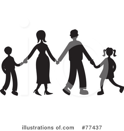 Royalty-Free (RF) Family Clipart Illustration by Prawny - Stock Sample #77437