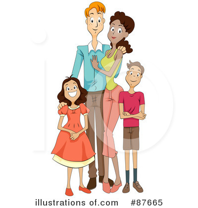 Royalty-Free (RF) Family Clipart Illustration by BNP Design Studio - Stock Sample #87665