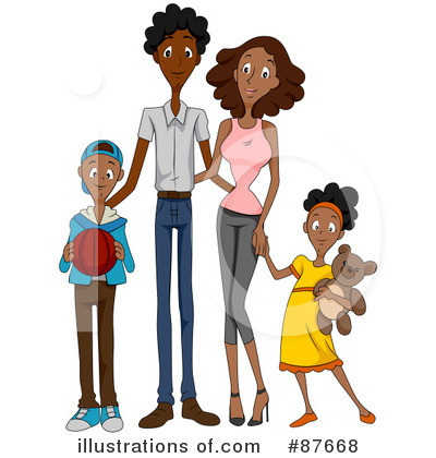 Royalty-Free (RF) Family Clipart Illustration by BNP Design Studio - Stock Sample #87668