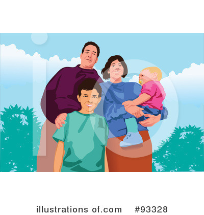 Royalty-Free (RF) Family Clipart Illustration by mayawizard101 - Stock Sample #93328