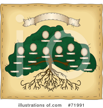Royalty-Free (RF) Family Tree Clipart Illustration by inkgraphics - Stock Sample #71991