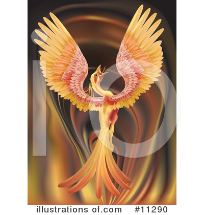 Phoenix Clipart #11290 by AtStockIllustration