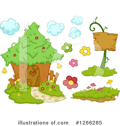 Fairy House Clipart #1266285 by BNP Design Studio