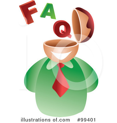 Royalty-Free (RF) Faq Clipart Illustration by Prawny - Stock Sample #99401