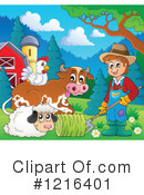 Farm Animal Clipart #1216401 by visekart