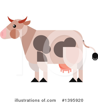 Cow Clipart #1395920 by Vector Tradition SM