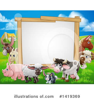Sheep Clipart #1419369 by AtStockIllustration