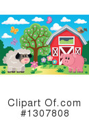 Farm Animals Clipart #1307808 by visekart