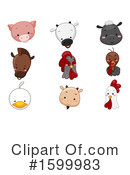 Farm Animals Clipart #1599983 by BNP Design Studio