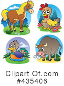 Farm Animals Clipart #435406 by visekart