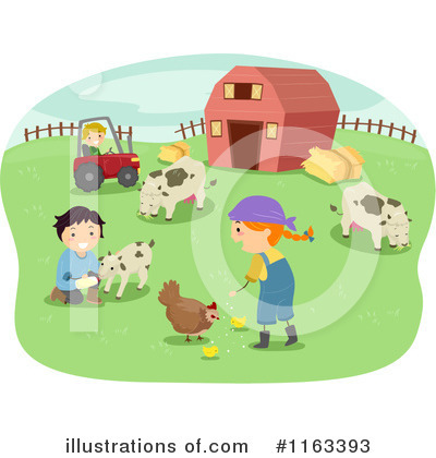 Royalty-Free (RF) Farm Clipart Illustration by BNP Design Studio - Stock Sample #1163393