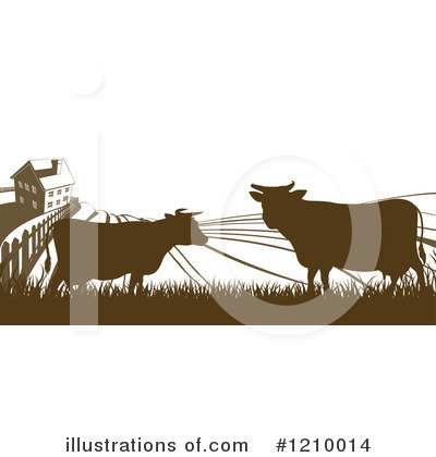 Farm House Clipart #1210014 by AtStockIllustration