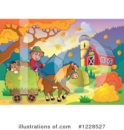 Royalty-Free (RF) Farm Clipart Illustration by visekart - Stock Sample #1228527