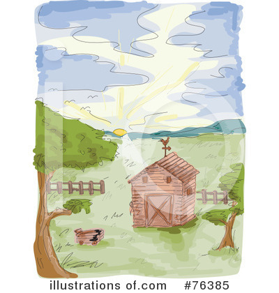 Royalty-Free (RF) Farm Clipart Illustration by BNP Design Studio - Stock Sample #76385