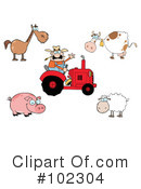 Farmer Clipart #102304 by Hit Toon