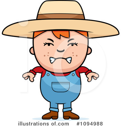 Royalty-Free (RF) Farmer Clipart Illustration by Cory Thoman - Stock Sample #1094988