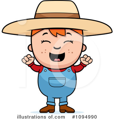 Royalty-Free (RF) Farmer Clipart Illustration by Cory Thoman - Stock Sample #1094990