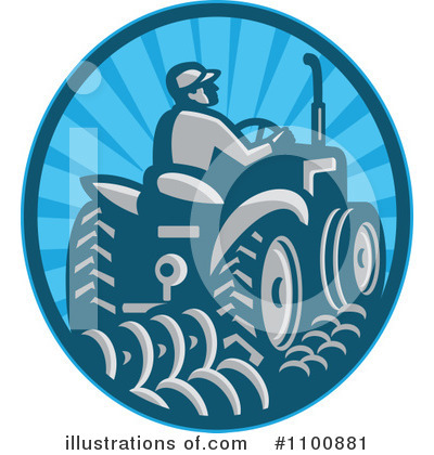 Royalty-Free (RF) Farmer Clipart Illustration by patrimonio - Stock Sample #1100881