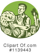 Farmer Clipart #1139443 by patrimonio
