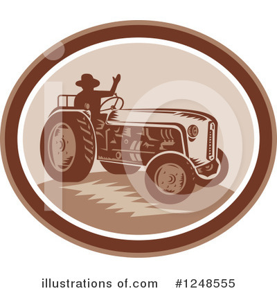 Royalty-Free (RF) Farmer Clipart Illustration by patrimonio - Stock Sample #1248555