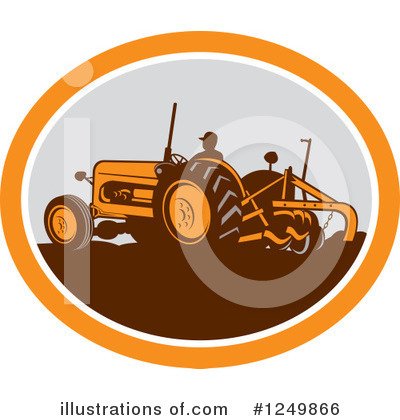 Royalty-Free (RF) Farmer Clipart Illustration by patrimonio - Stock Sample #1249866