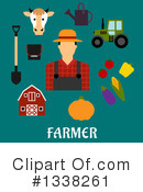 Farmer Clipart #1338261 by Vector Tradition SM